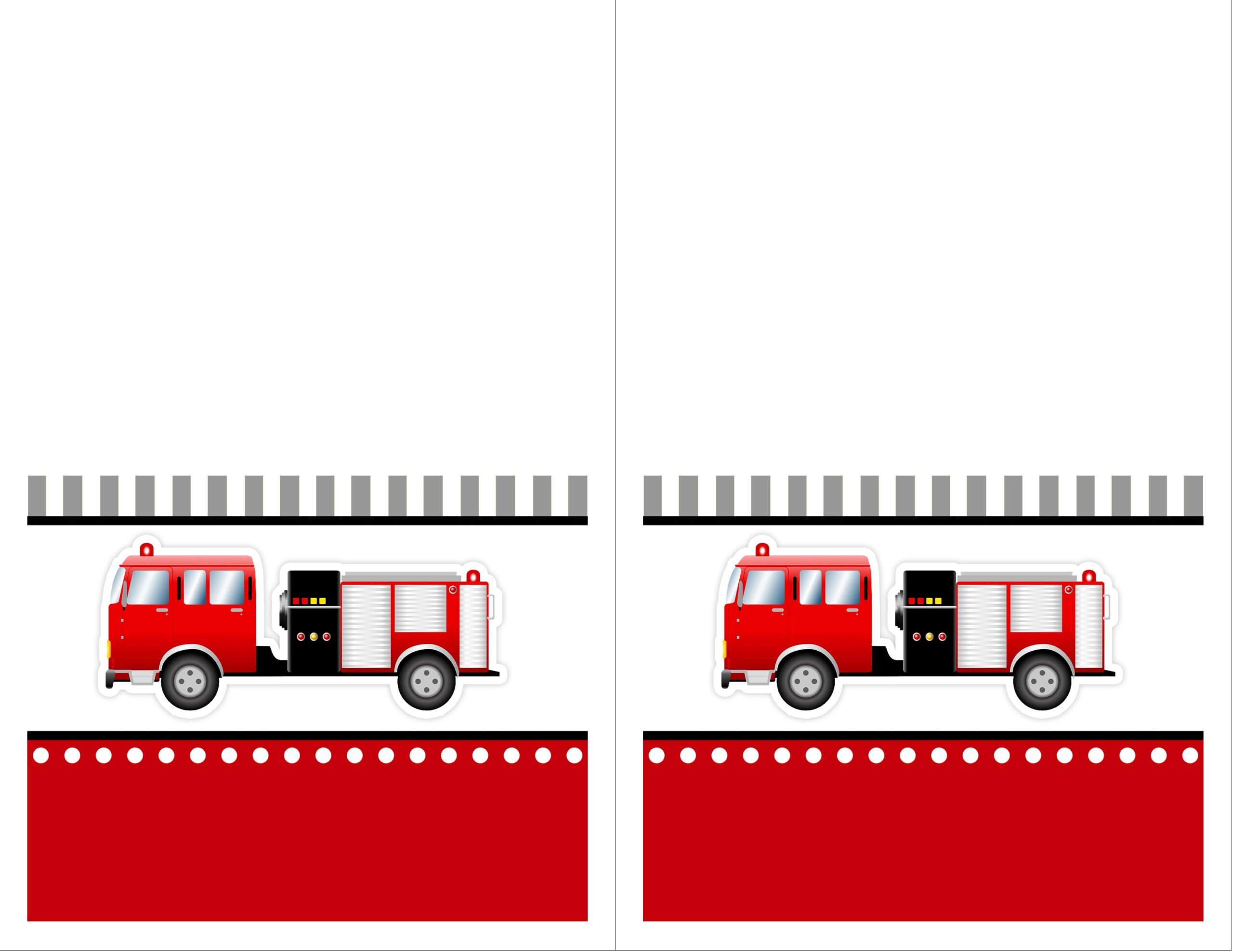 Fire Truck Birthday Party With Free Printables - How To Nest For Less™ inside Firefighter Birthday Party Free Printables