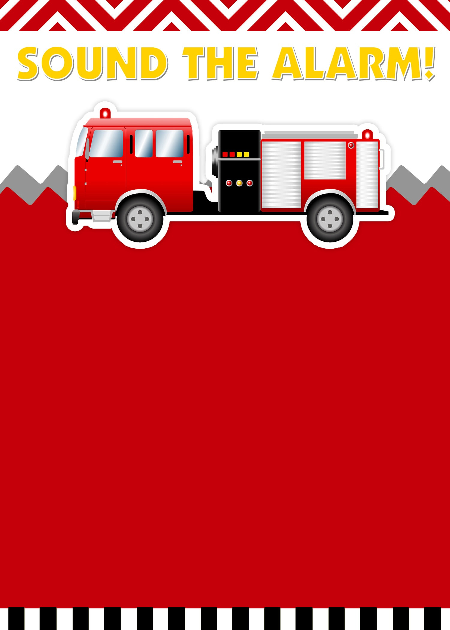 Fire Truck Birthday Party With Free Printables - How To Nest For Less™ pertaining to Firefighter Birthday Party Free Printables