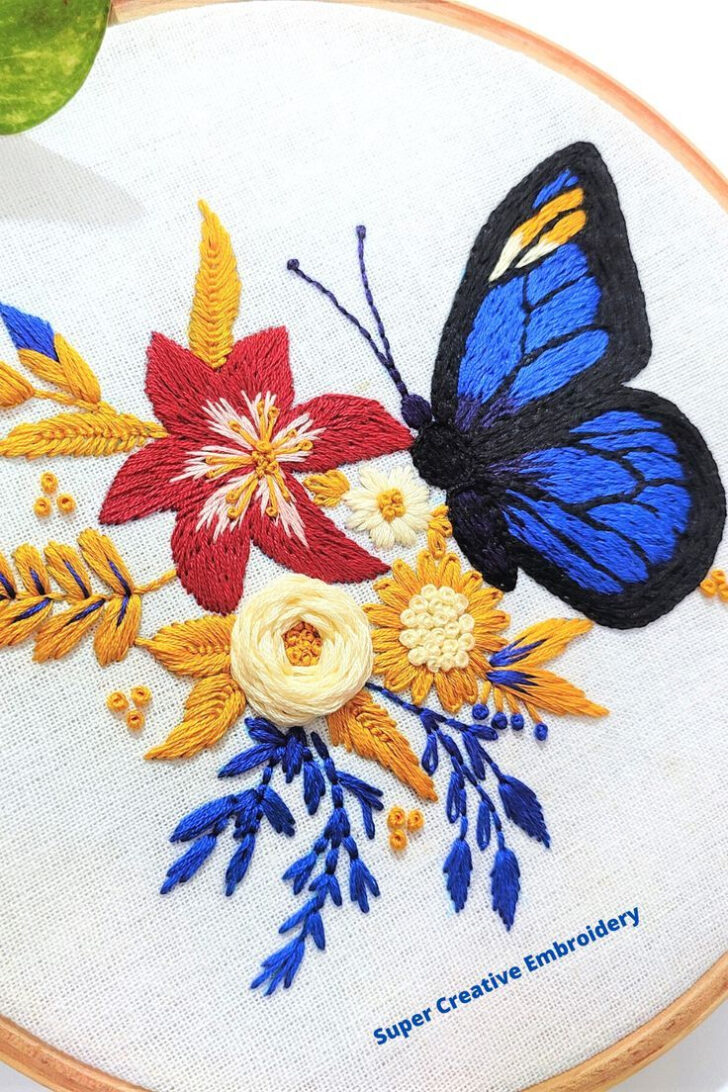 Free Printable Butterfly Embroidery Patterns