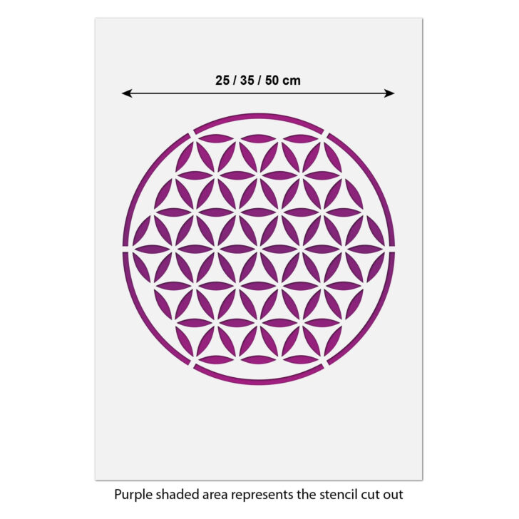 Flower of Life Stencil Printable