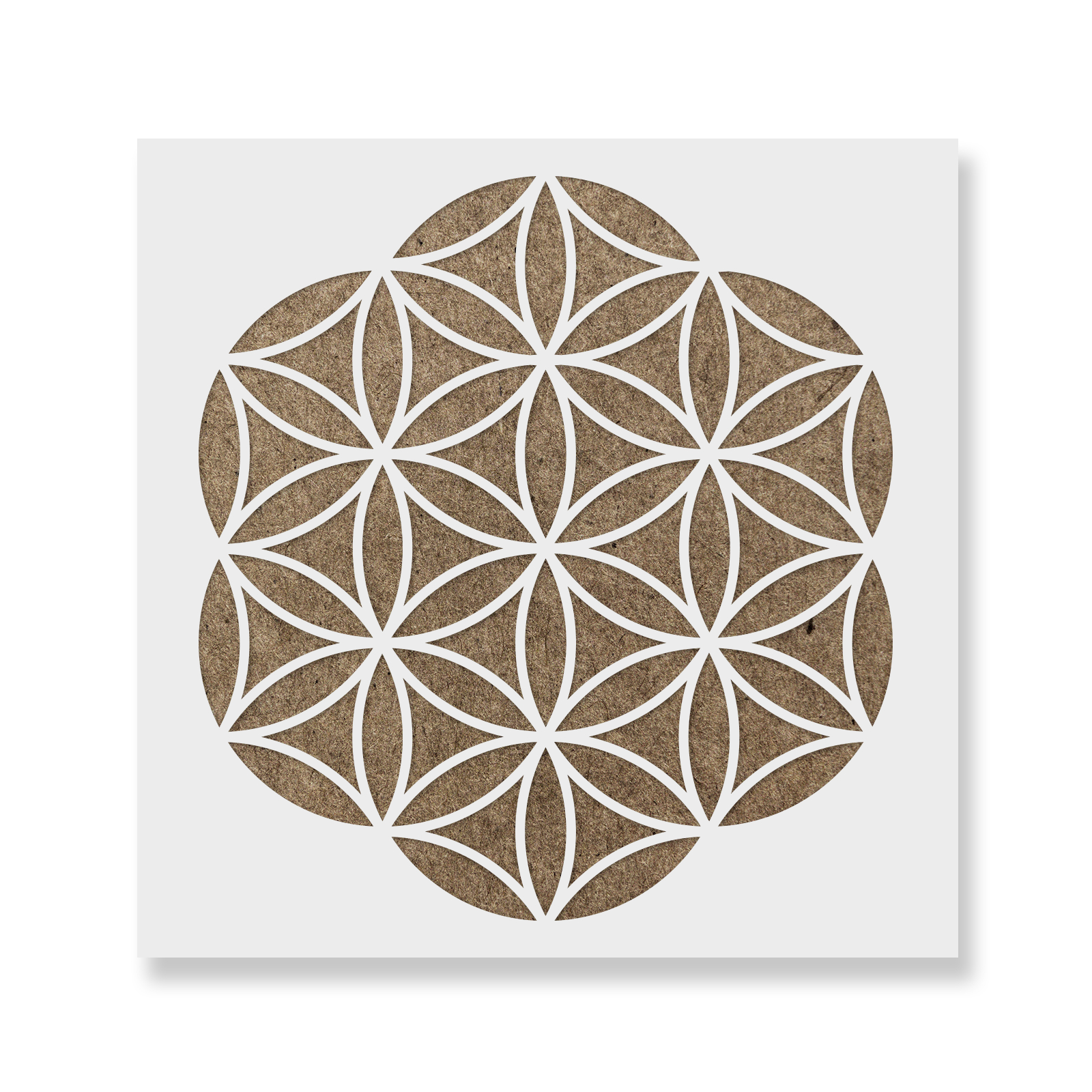 Flower Of Life Stencil - Reusable Sacred Geometry Stencil Template within Flower of Life Stencil Printable