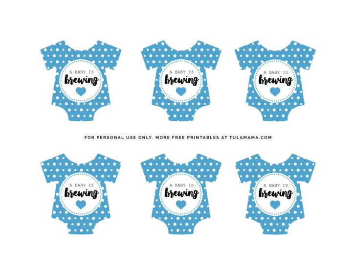 A Baby is Brewing Free Template