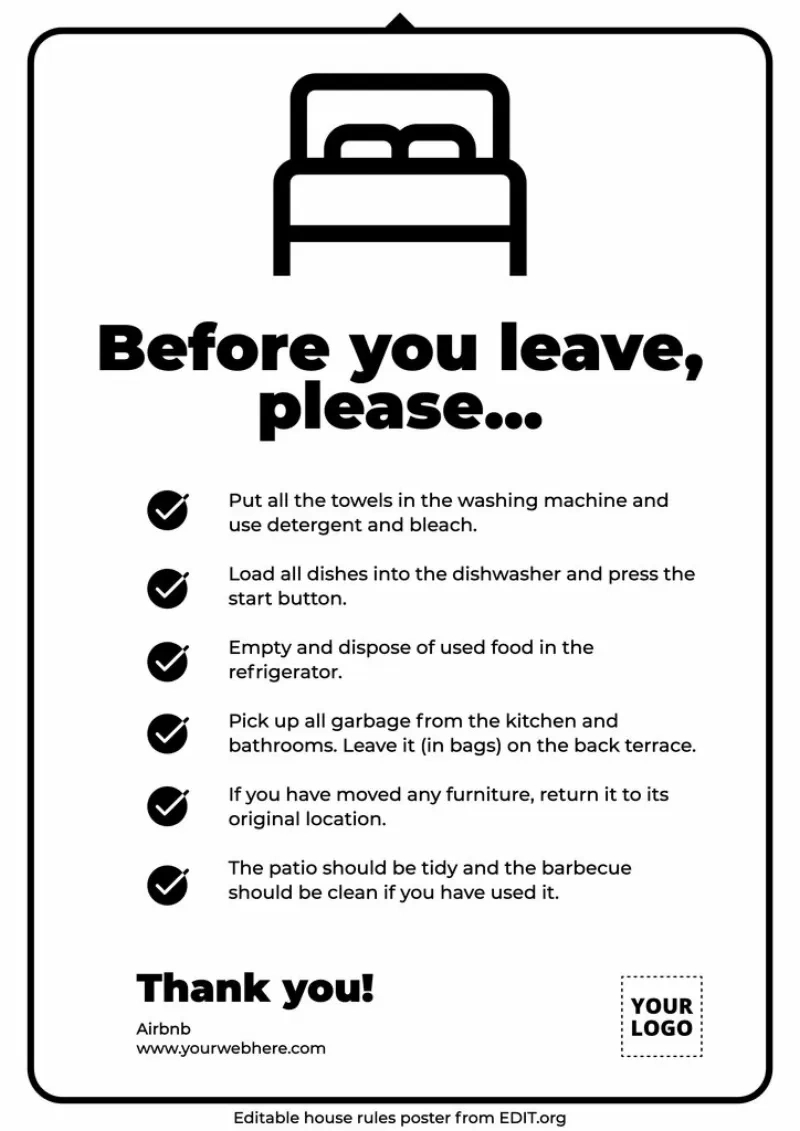Free Airbnb Welcome Book Templates regarding Airbnb Templates Free Download