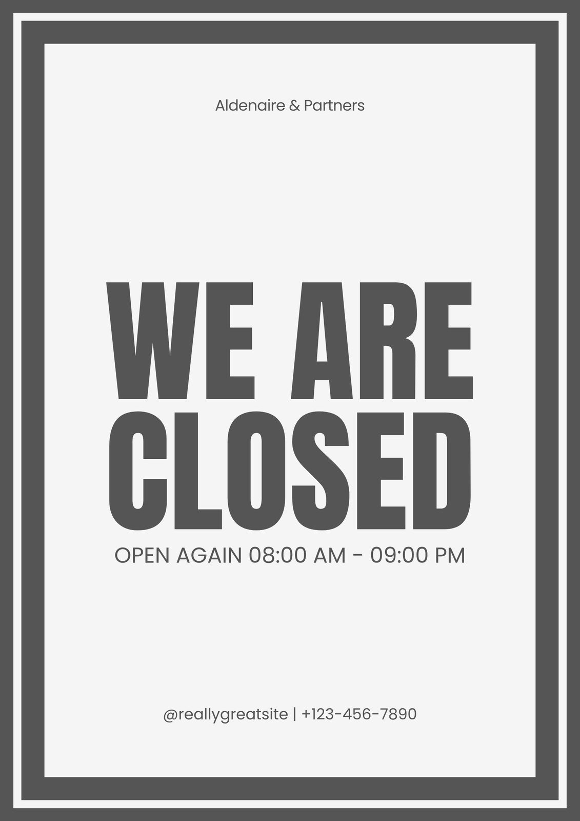 Free And Customizable Closed Templates with regard to Free Printable Closed Signs