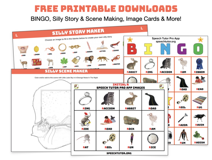 Free Articulation Printables