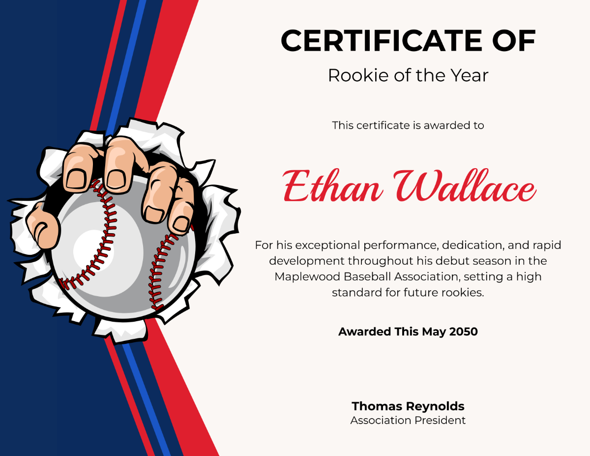 Free Baseball Certificate Templates To Edit Online regarding Free Printable Baseball Award Certificates