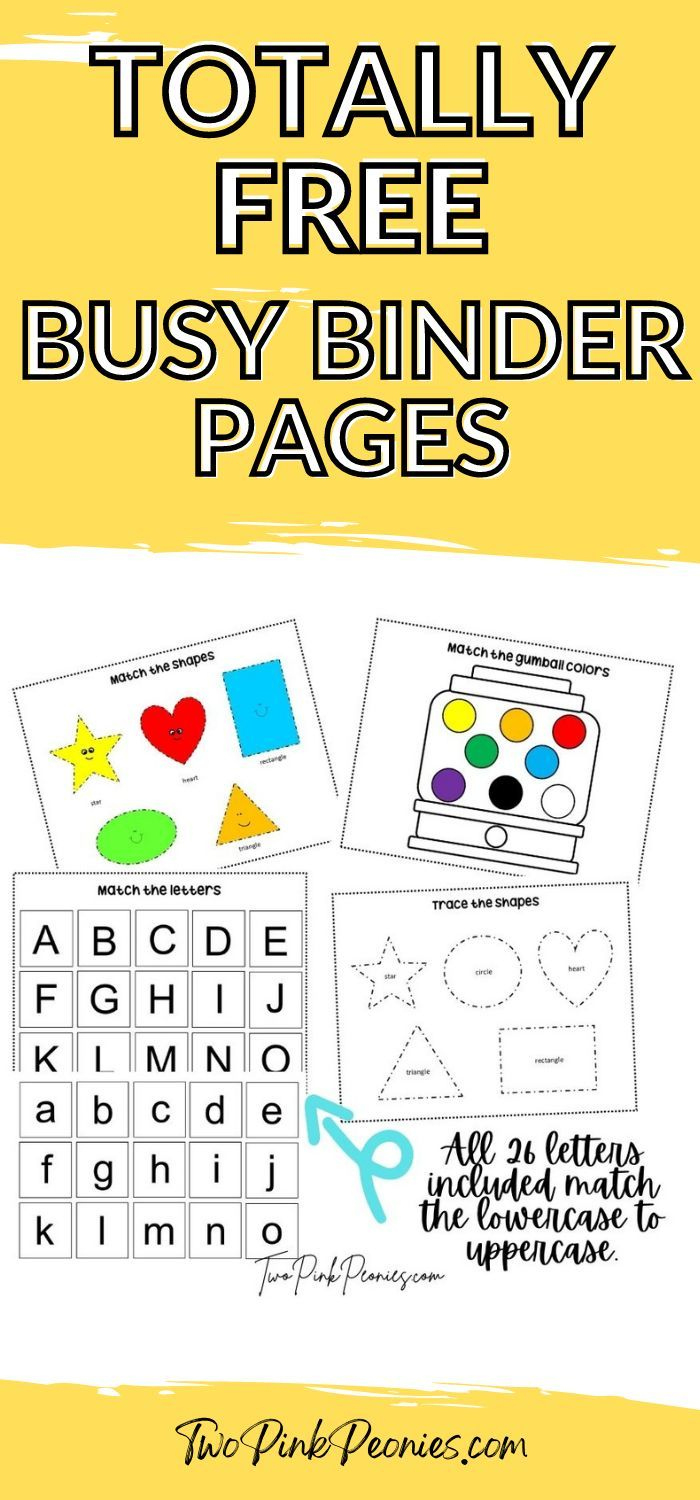 Free Busy Binder Pages regarding Free Learning Binder Printables