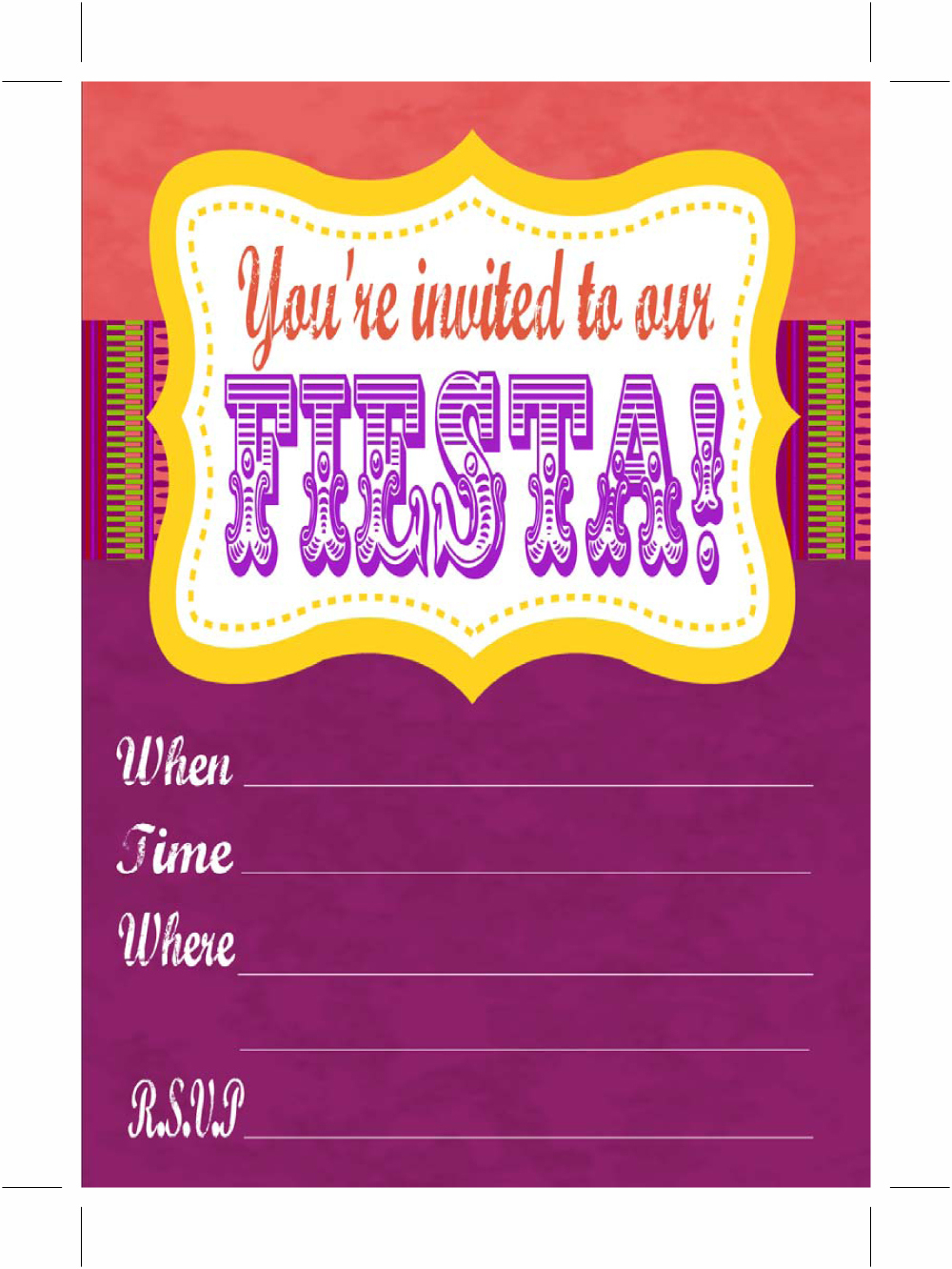 Free Cinco De Mayo Party Printables From 9 To 5 Mom | Catch My Party intended for Cinco De Mayo Free Printable Invitations