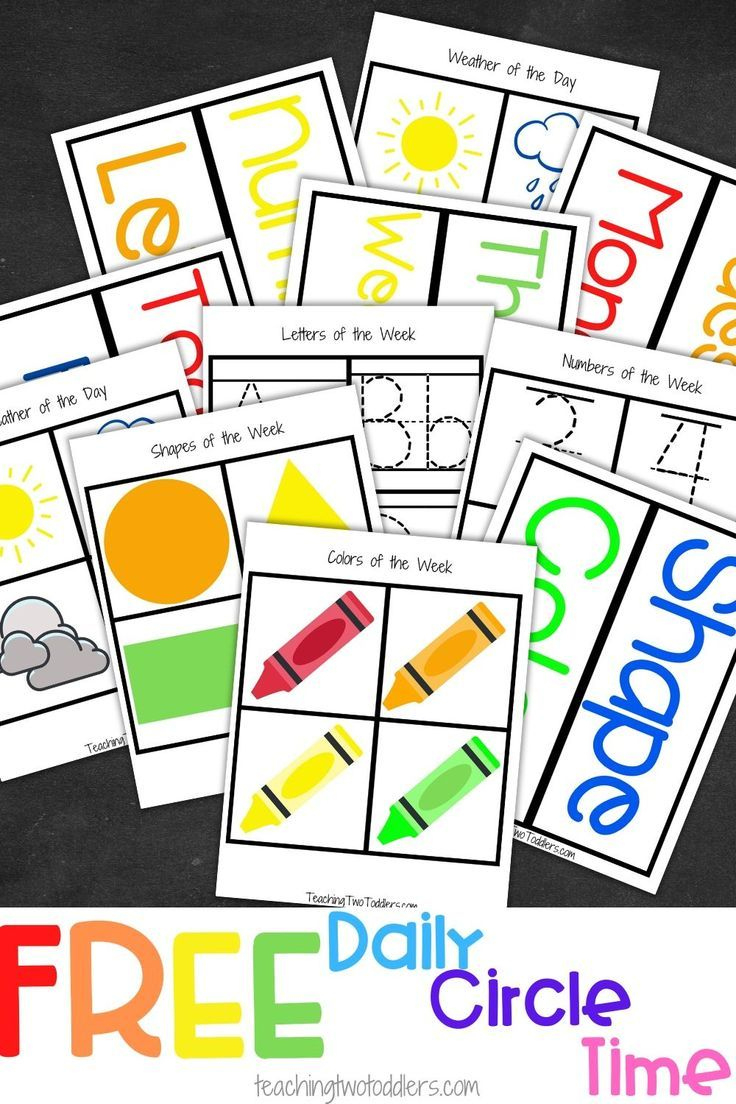 Free Circle Time For Preschool inside Free Circle Time Printables
