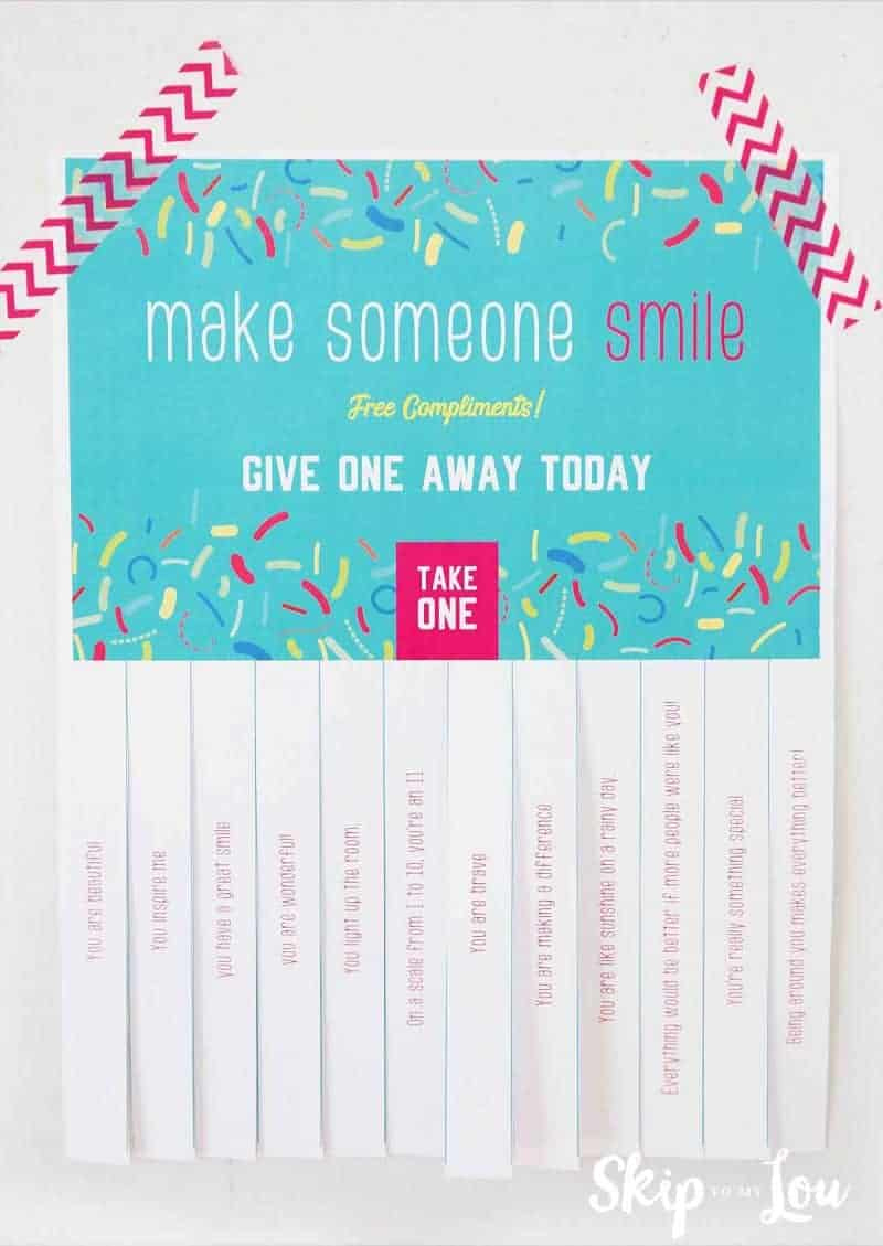 Free Compliments - Skip To My Lou inside Free Compliments Printable