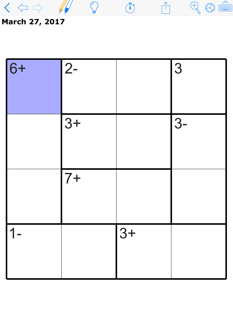 Free Daily Kenken® with Free Kenken Printable Puzzles