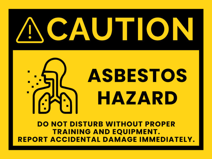 Free Printable Asbestos Warning Signs
