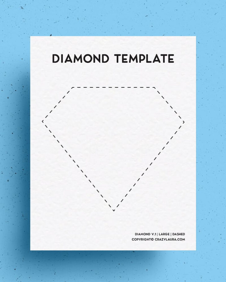 Free Printable Diamond Stencils
