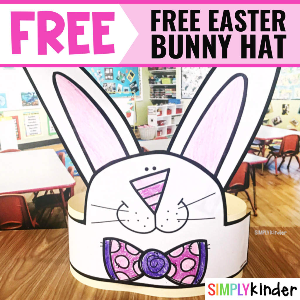 Free Easter Bunny Hat - Simply Kinder with regard to Free Easter Hat Printables