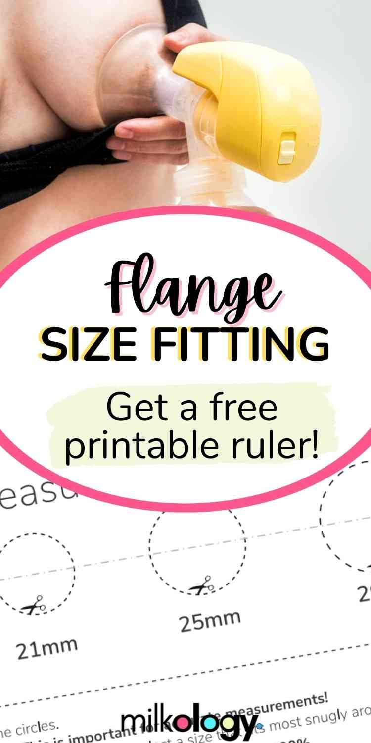 Free Flange Size Ruler (Free Printable!) — Milkology® inside Nipple Size Chart Printable