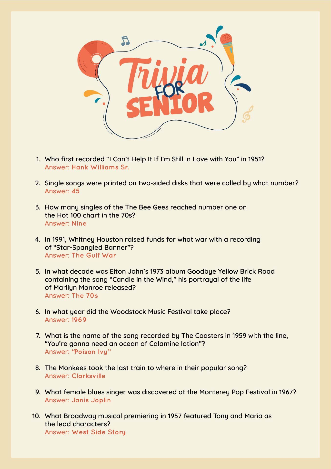 Free Free Printable Trivia Questions With Answers, Download Free intended for Free Printable Trivia Questions And Answers For Seniors