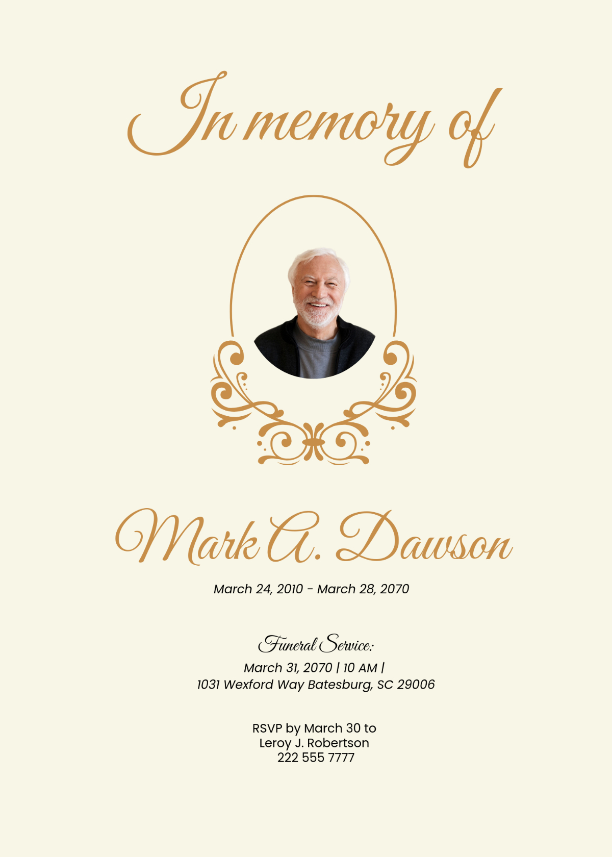 Free Funeral Templates, Editable And Printable within Free Funeral Mass Booklet Template