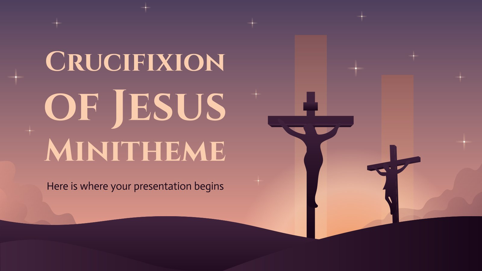 Free Google Slides And Powerpoint Templates About Jesus in Free Jesus Powerpoint Templates