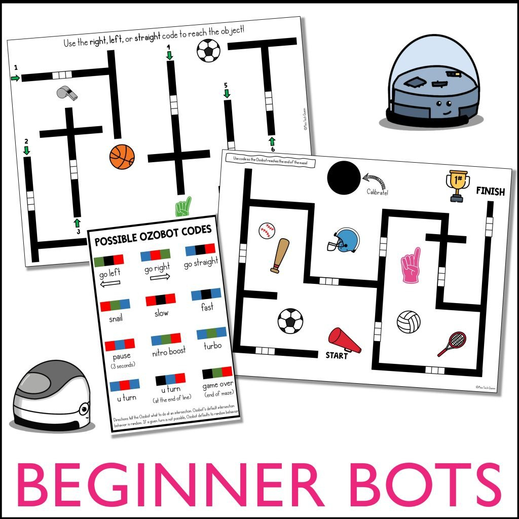 Free Maze For Ozobot - Miss Tech Queen in Free Ozobot Printables