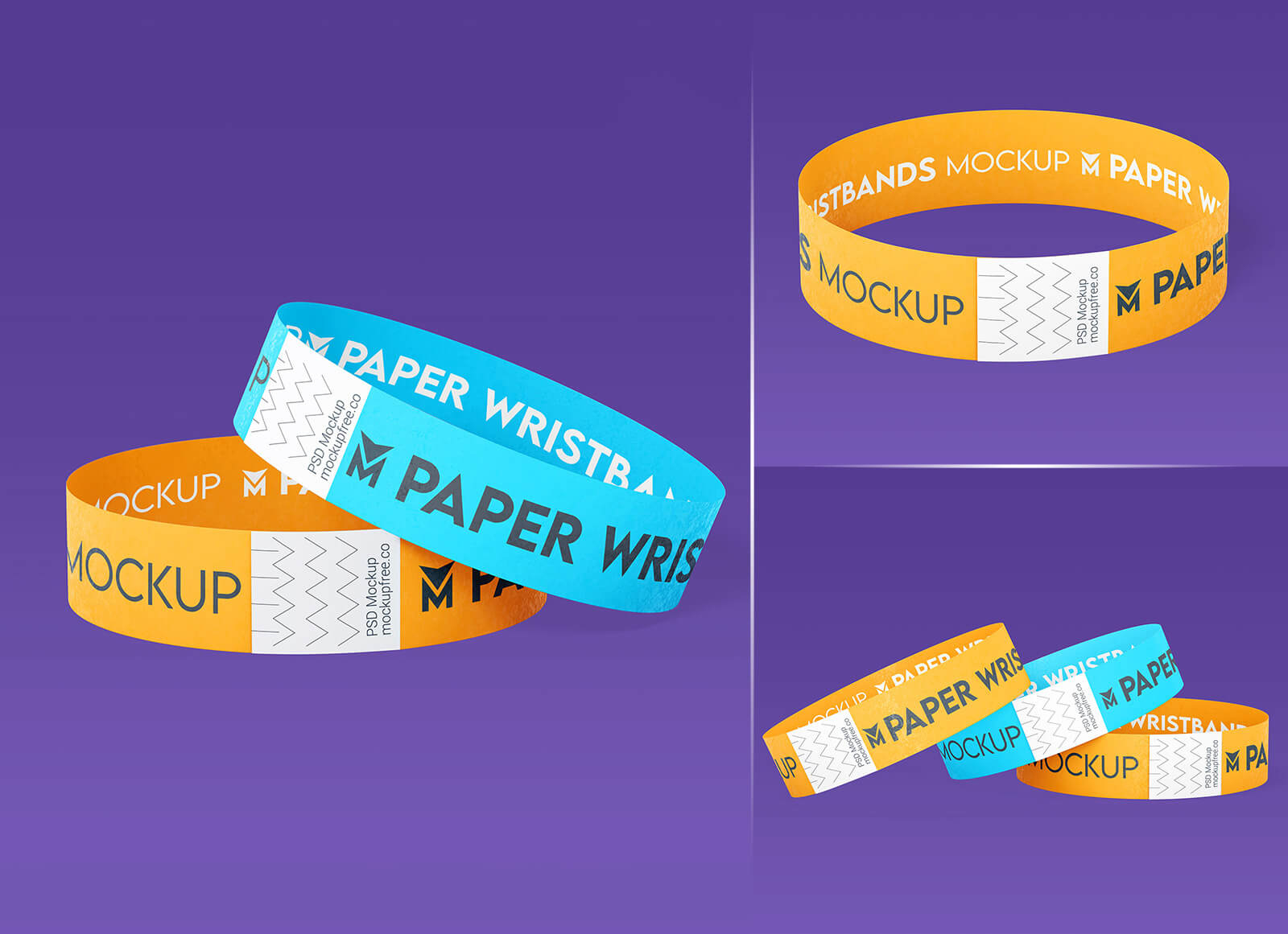 Free Paper Wristband Mockup Psd Set - Good Mockups pertaining to Free Printable Wristbands