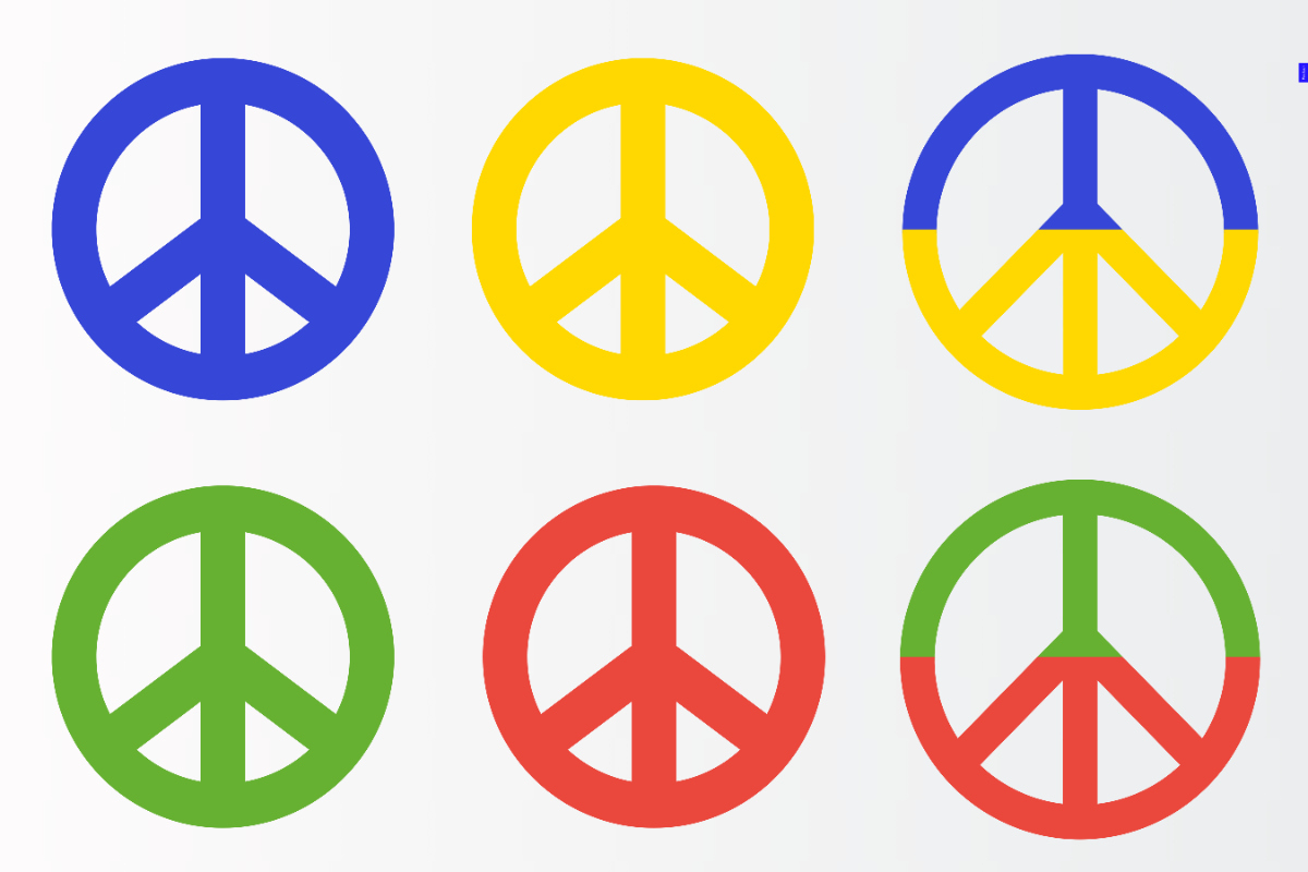 Free Peace Signs Template To Edit Online throughout Peace Sign Templates For Free