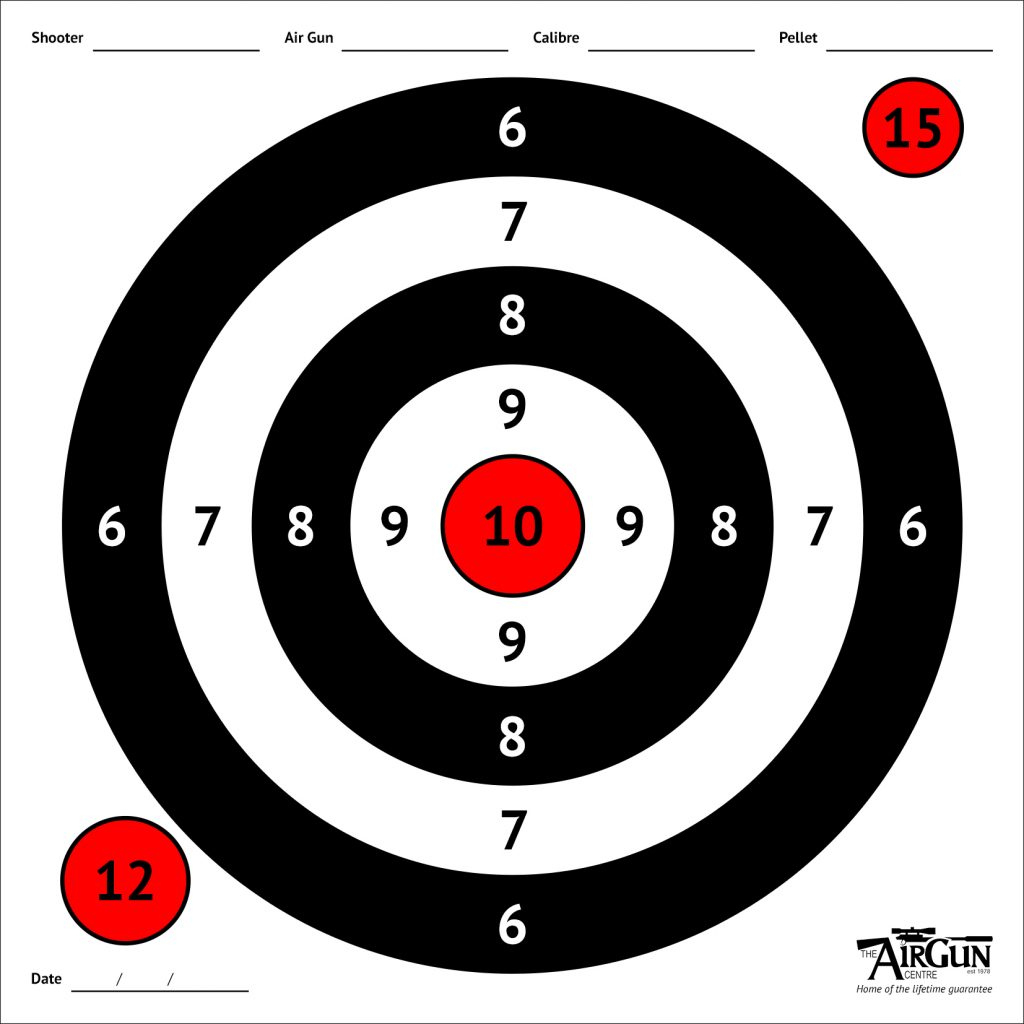 Free Printable Air Rifle Targets (A4, 17Cm &amp;amp; 14Cm) - The Airgun Centre with Free Printable 22 Rifle Targets