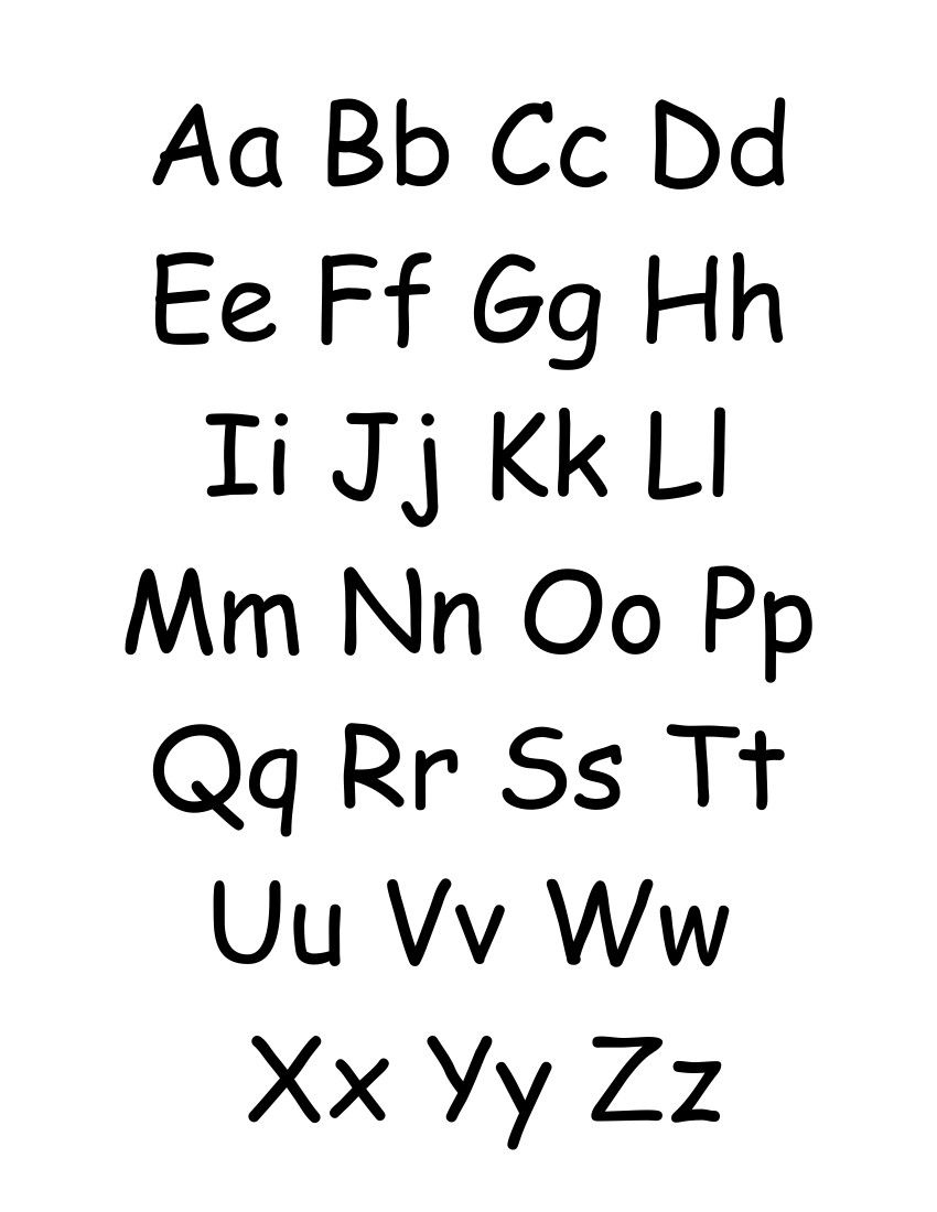 Free Printable Alphabet Chart Upper And Lower Case, Download Free with Upper and Lower Case Alphabet Chart Printable