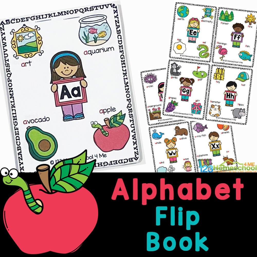 Free Printable Alphabet Flip Book For Kids – Best Pixel Design regarding Free Alphabet Flip Book Printable