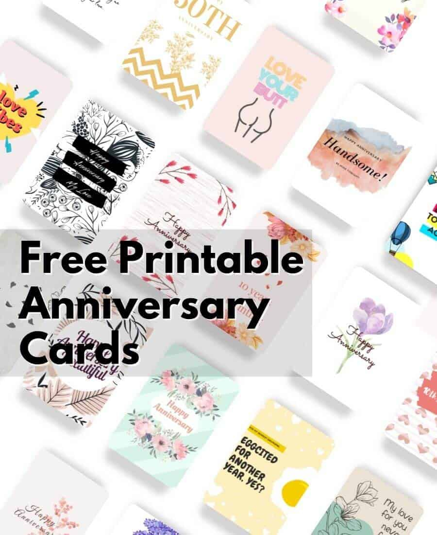Free Printable Anniversary Card: 88+ Cute And Funny Cards Collection intended for Free Printable 50Th Anniversary Cards