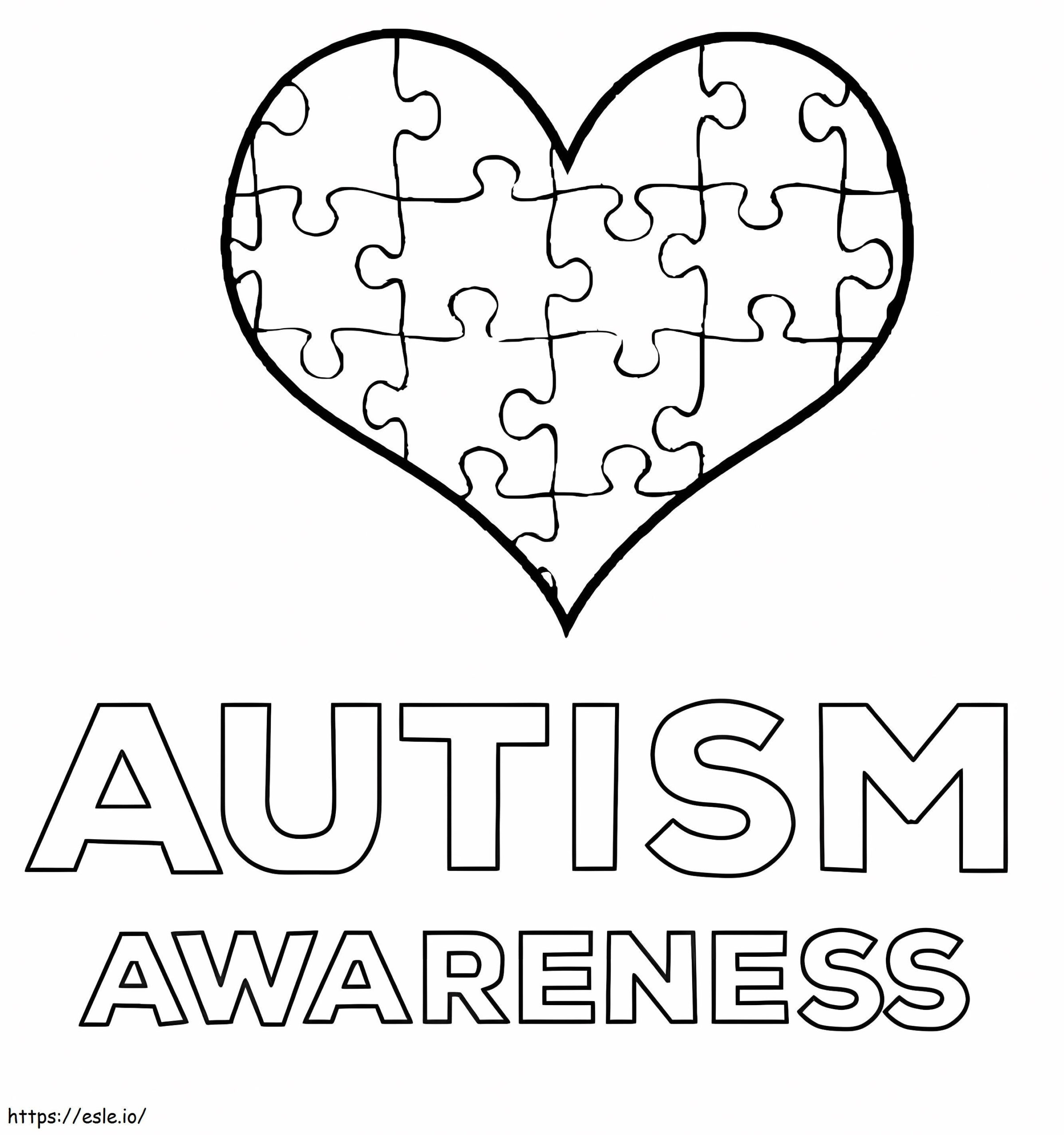 Free Printable Autism Awareness Coloring Page inside Autism Awareness Free Printables