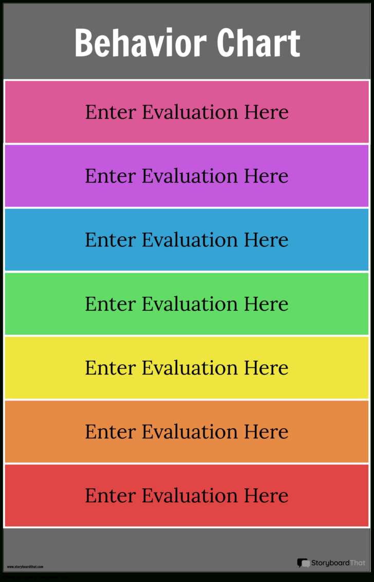 Free Printable Color Behavior Chart Printable