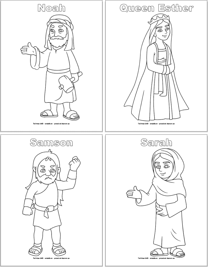 Free Printable Bible Character Coloring Pages For Kids - The inside Free Printable Bible Figures
