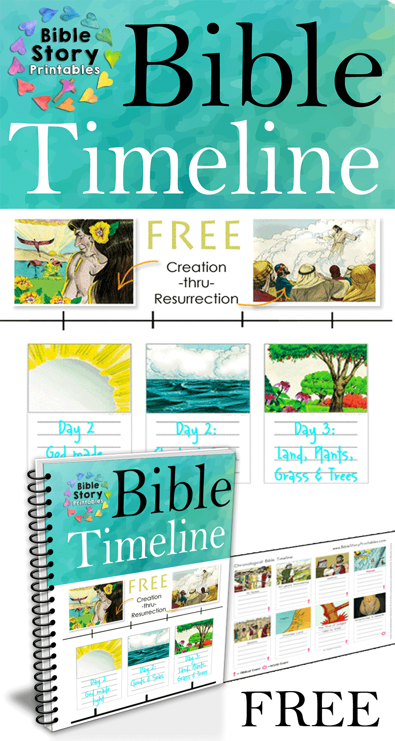 Free Printable Bible Timeline &amp;amp; 200 Cards pertaining to Free Printable Bible Timeline