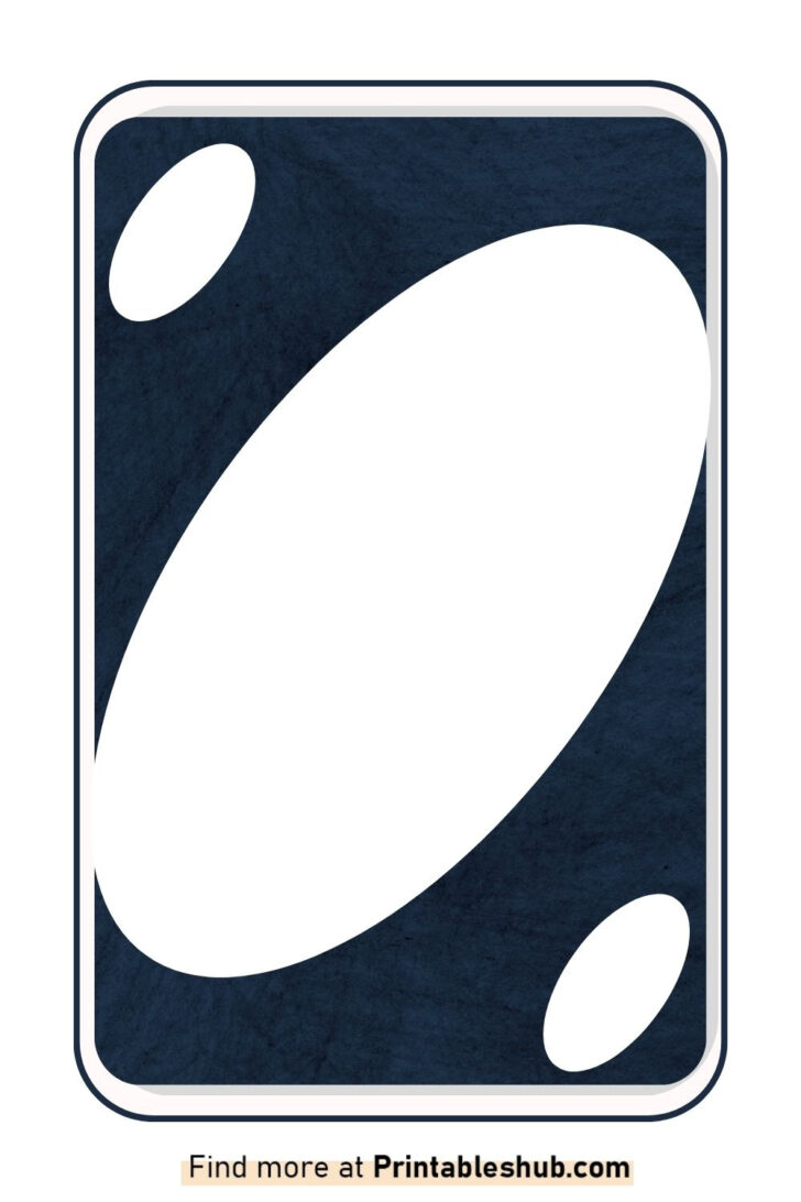 Free Blank Uno Card Template