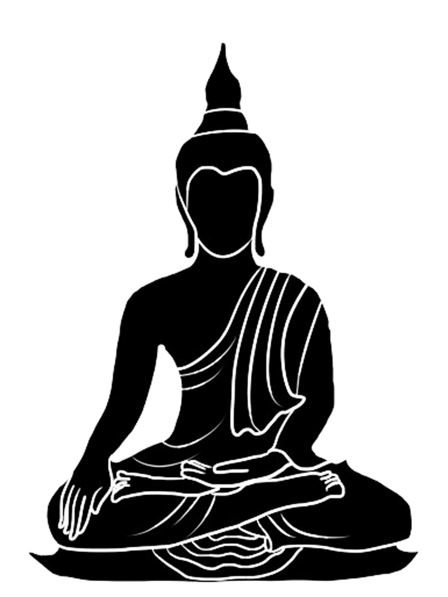 Free Printable Buddha Stencils And Templates for Free Printable Buddha Stencil