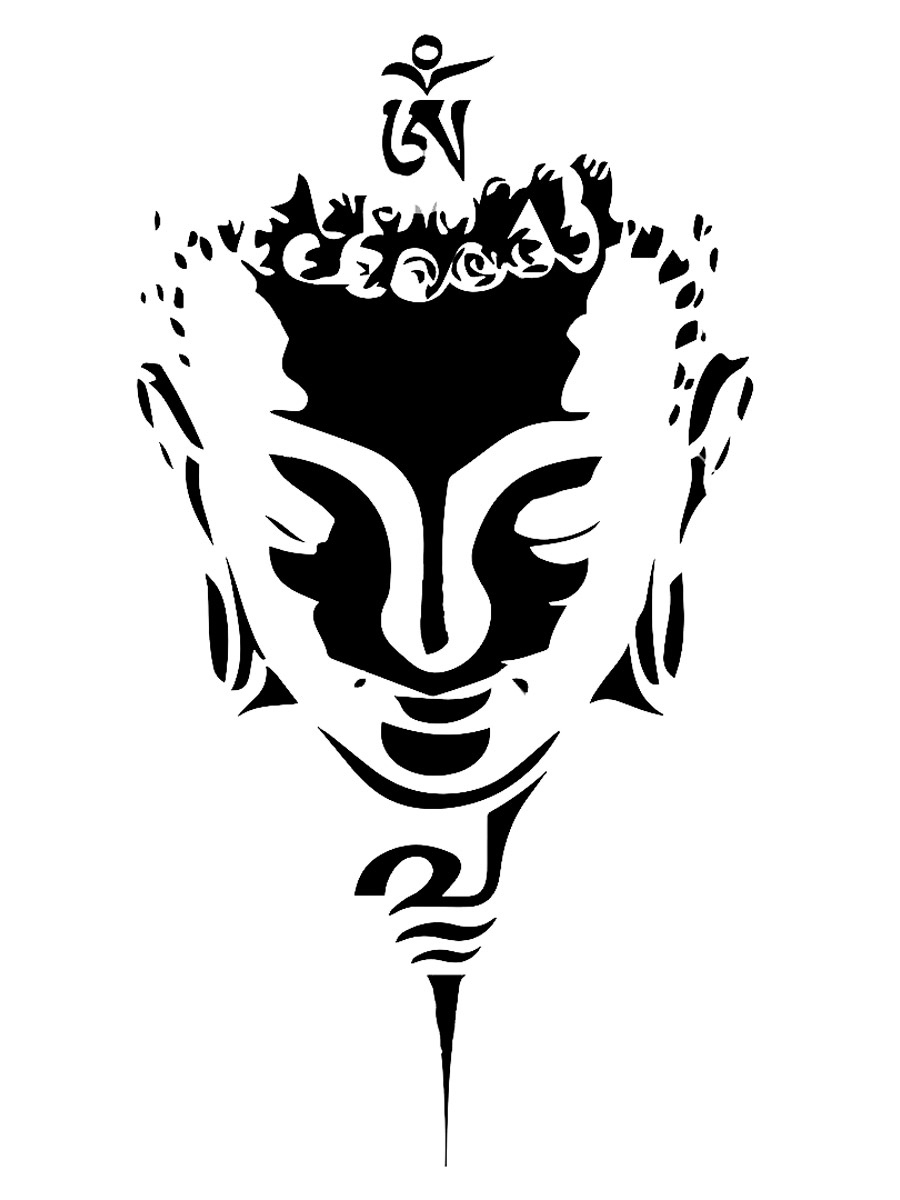 Free Printable Buddha Stencils And Templates intended for Free Printable Buddha Stencil