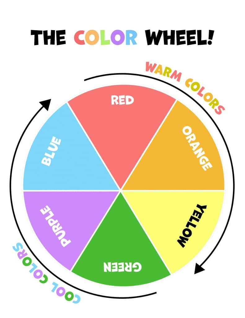 Free Printable Color Chart! ⋆ The Hollydog Blog in Free Color Chart Printable