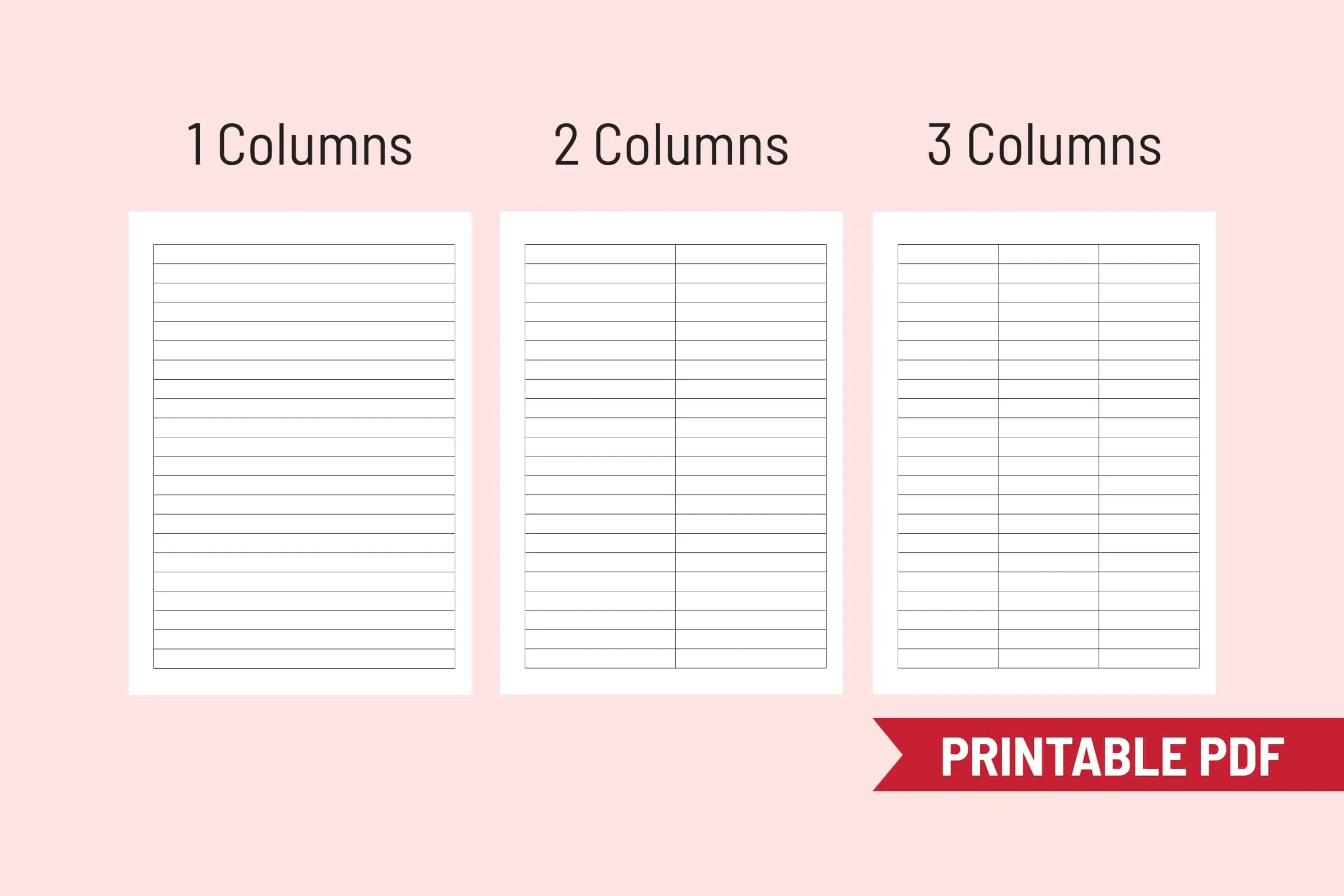 Free Printable Columns And Rows | Snapybiz throughout Free Printable Column Templates