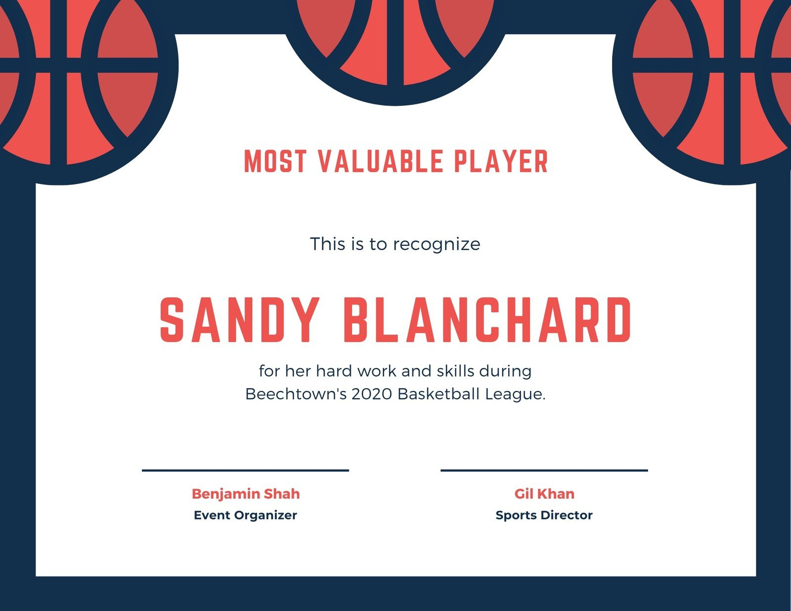 Free Printable, Customizable Sport Certificate Templates | Canva for Free Printable Basketball Certificates