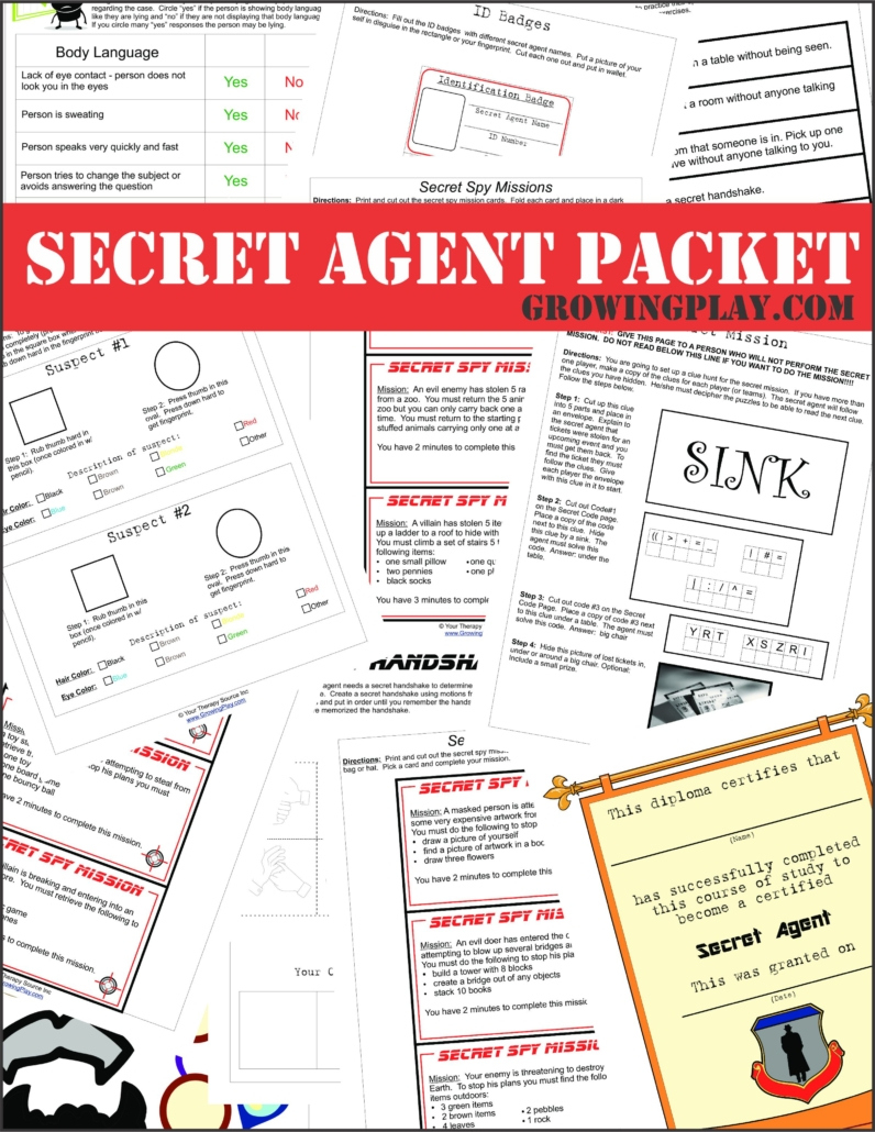 Free Printable Detective Puzzle – Growing Play in Free Printable Detective Games