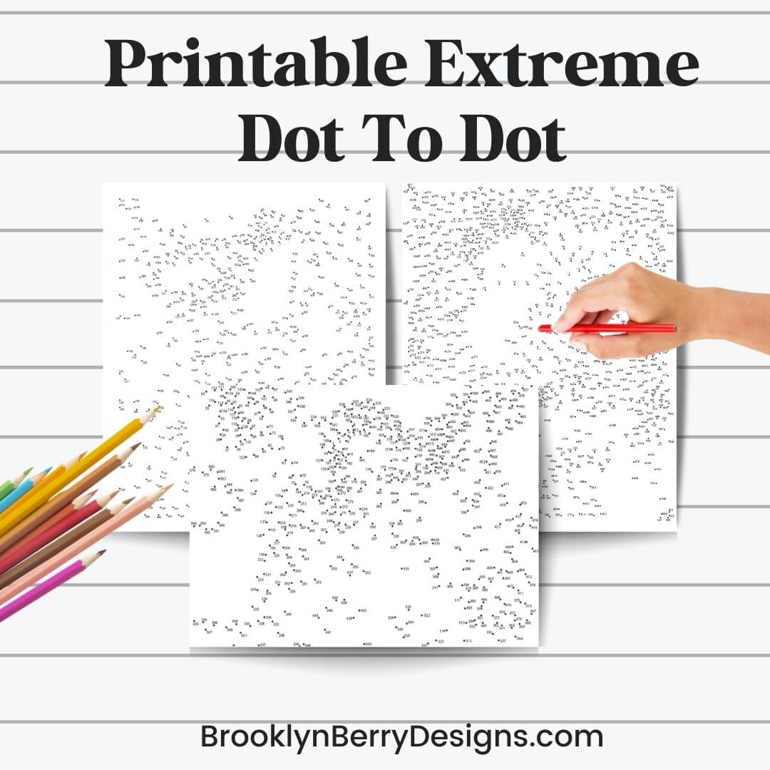 Free Printable Dot To Dot Extreme Level - Brooklyn Berry Designs in Extremely Hard Dot to Dot Free Printables
