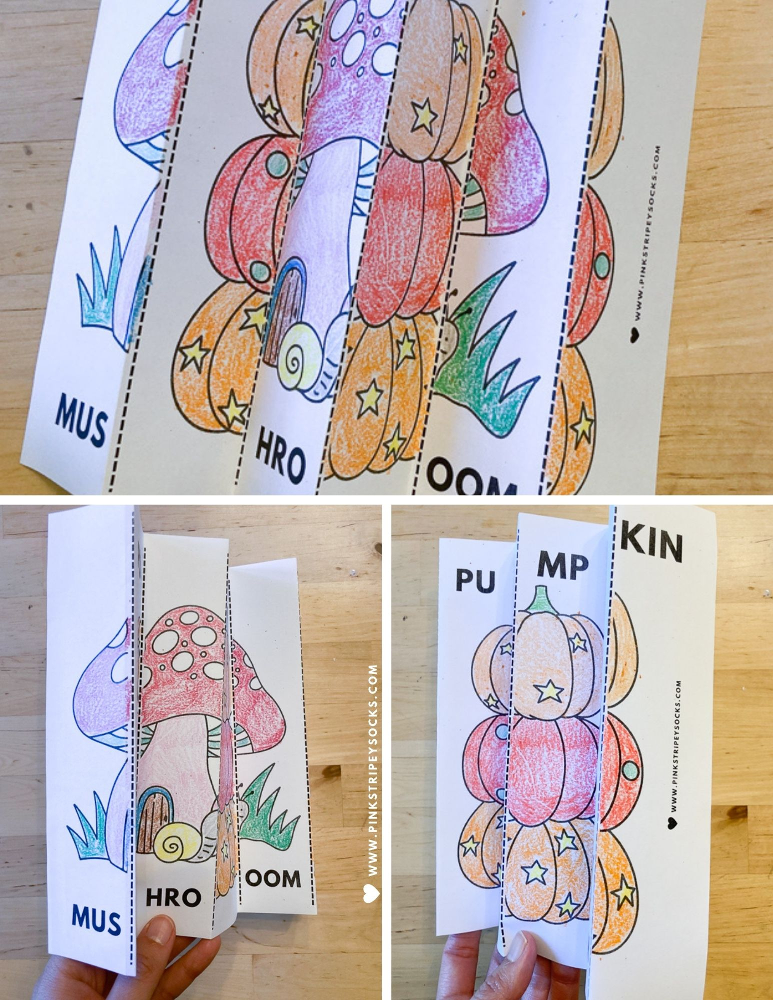 Free Printable Fall Agamographs | Pink Stripey Socks inside Agamograph Free Printable