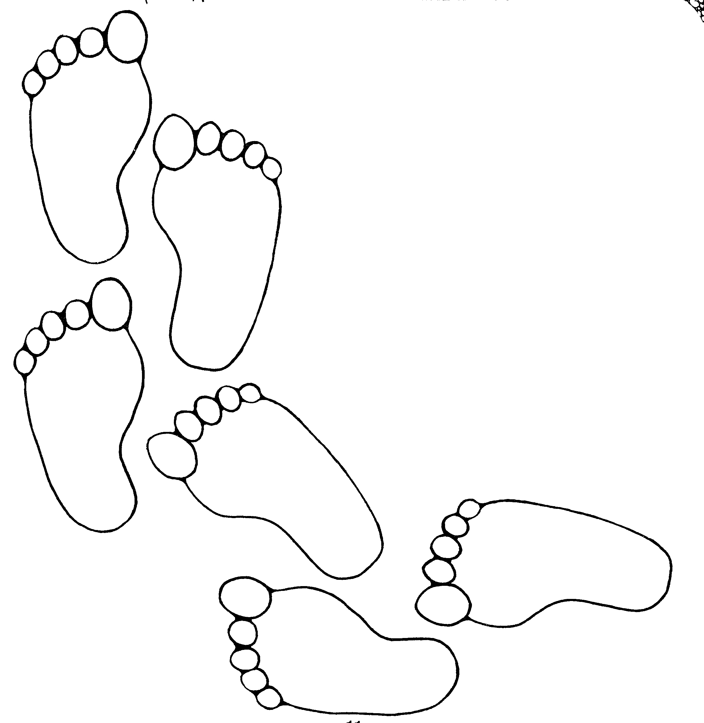 Free Printable Footprints, Download Free Printable Footprints Png with Footprint Outline Printable Free