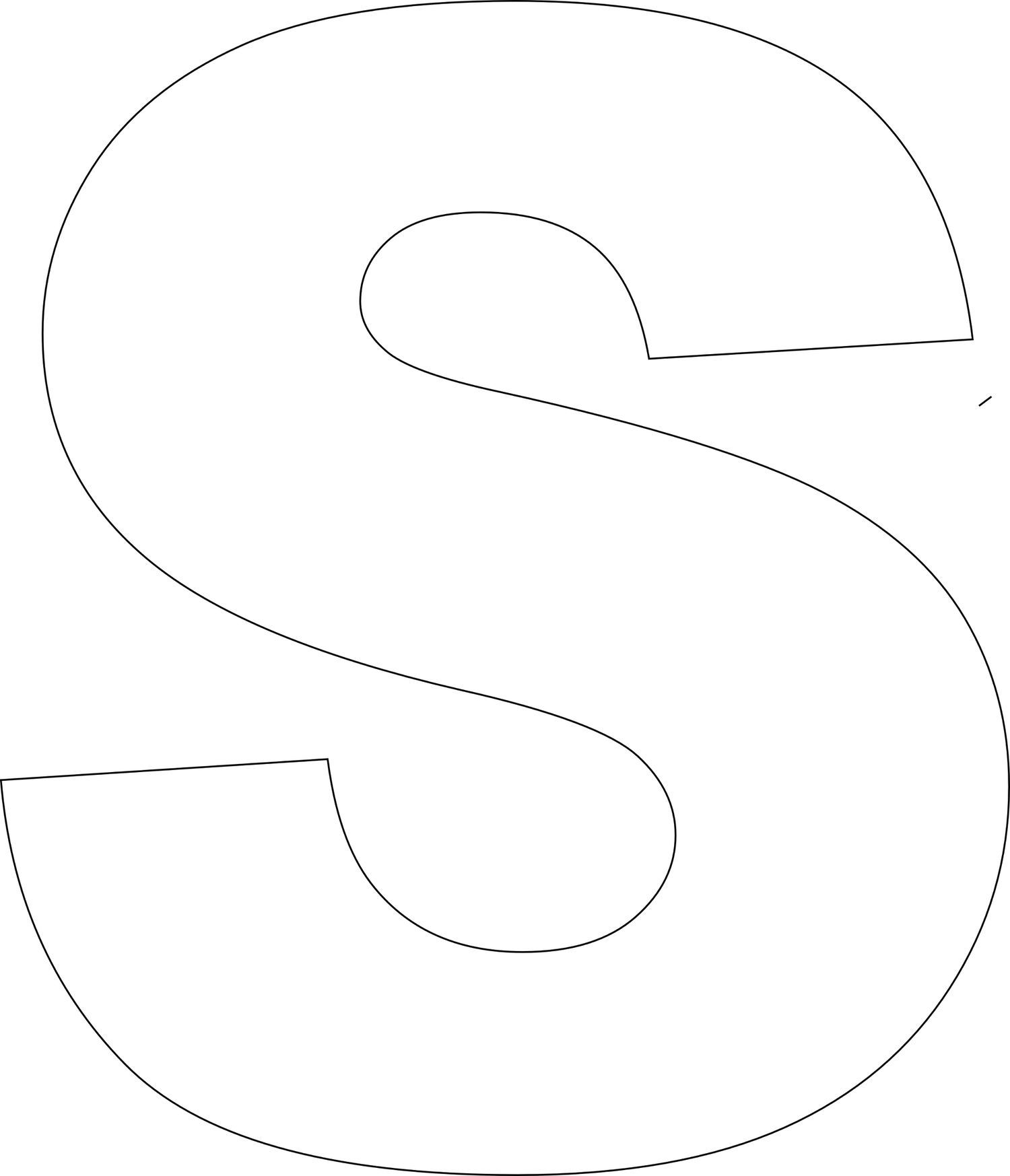 Free Printable Letters Template: Uppercase Alphabet with regard to Free Block Letter Templates