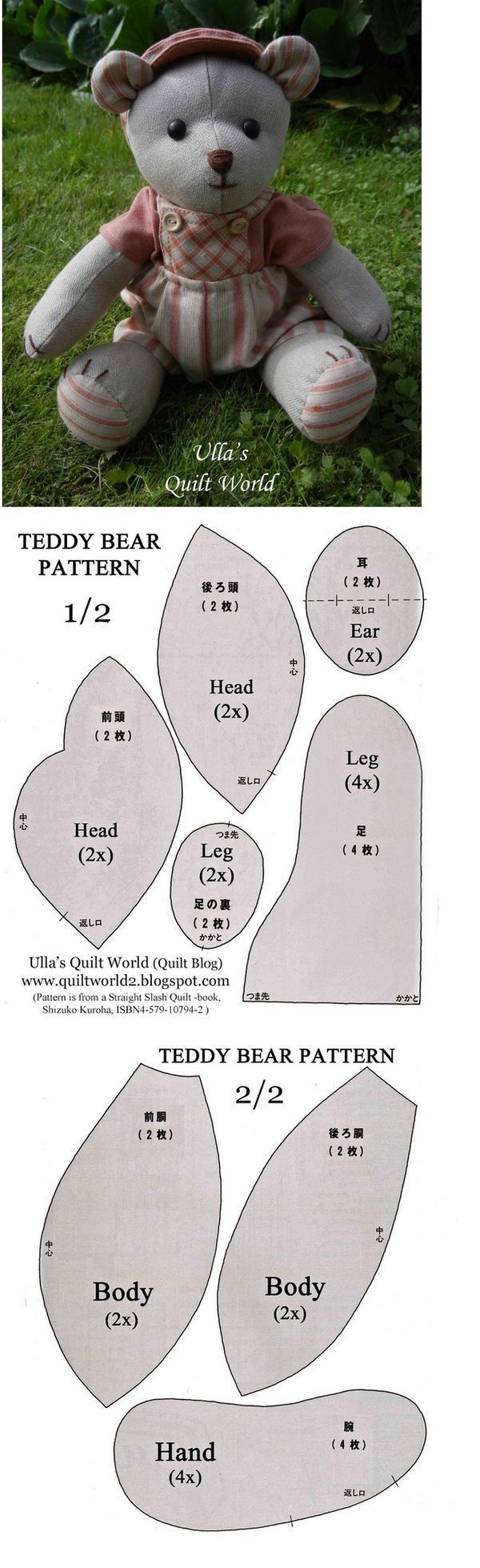 Free Printable Memory Bear Patterns : Memory Bear Pattern Free inside Free Memory Bear Printable Pattern