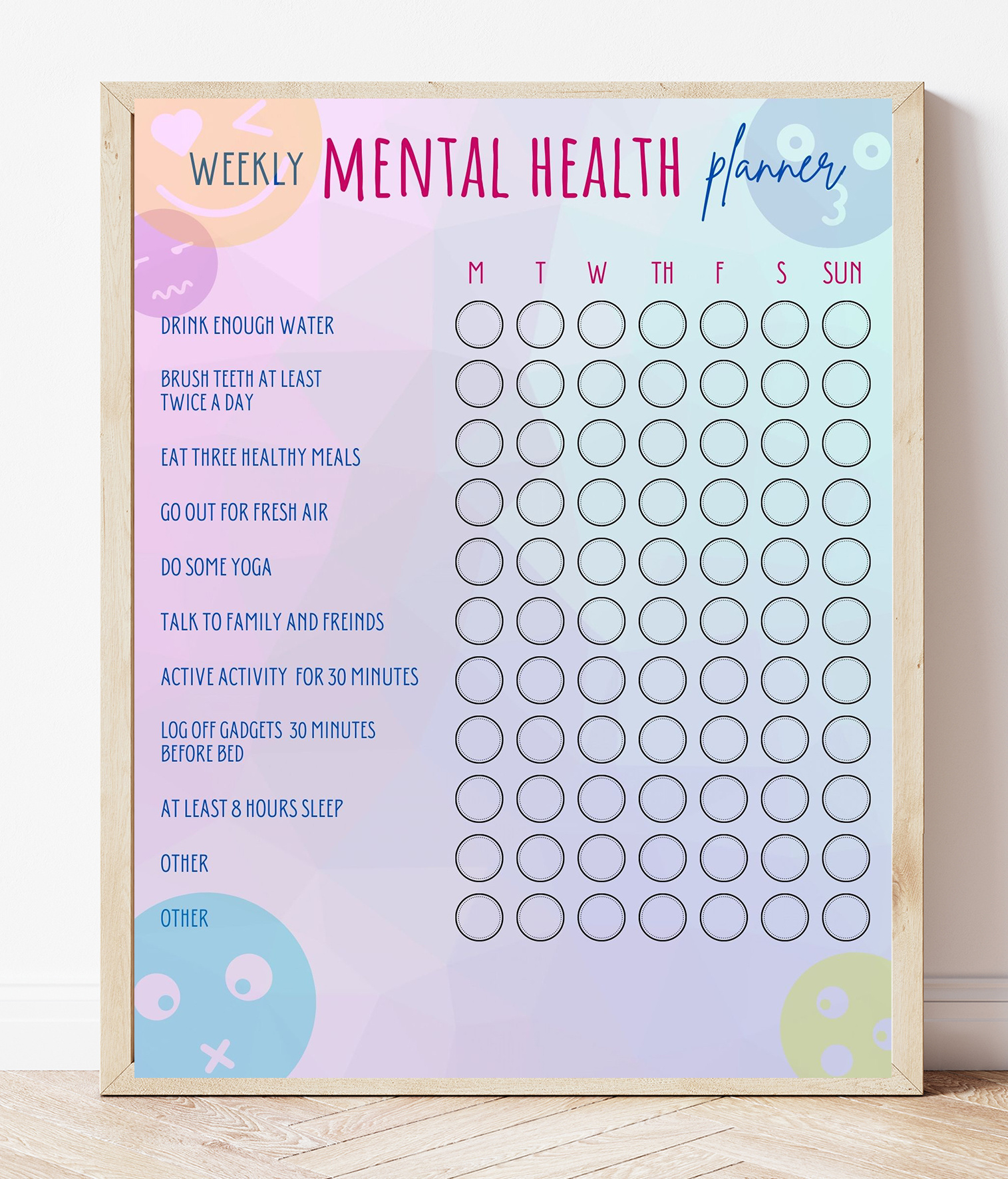 Free Printable Mental Health Planner - Sweet Pea with regard to Free Mental Health Printables