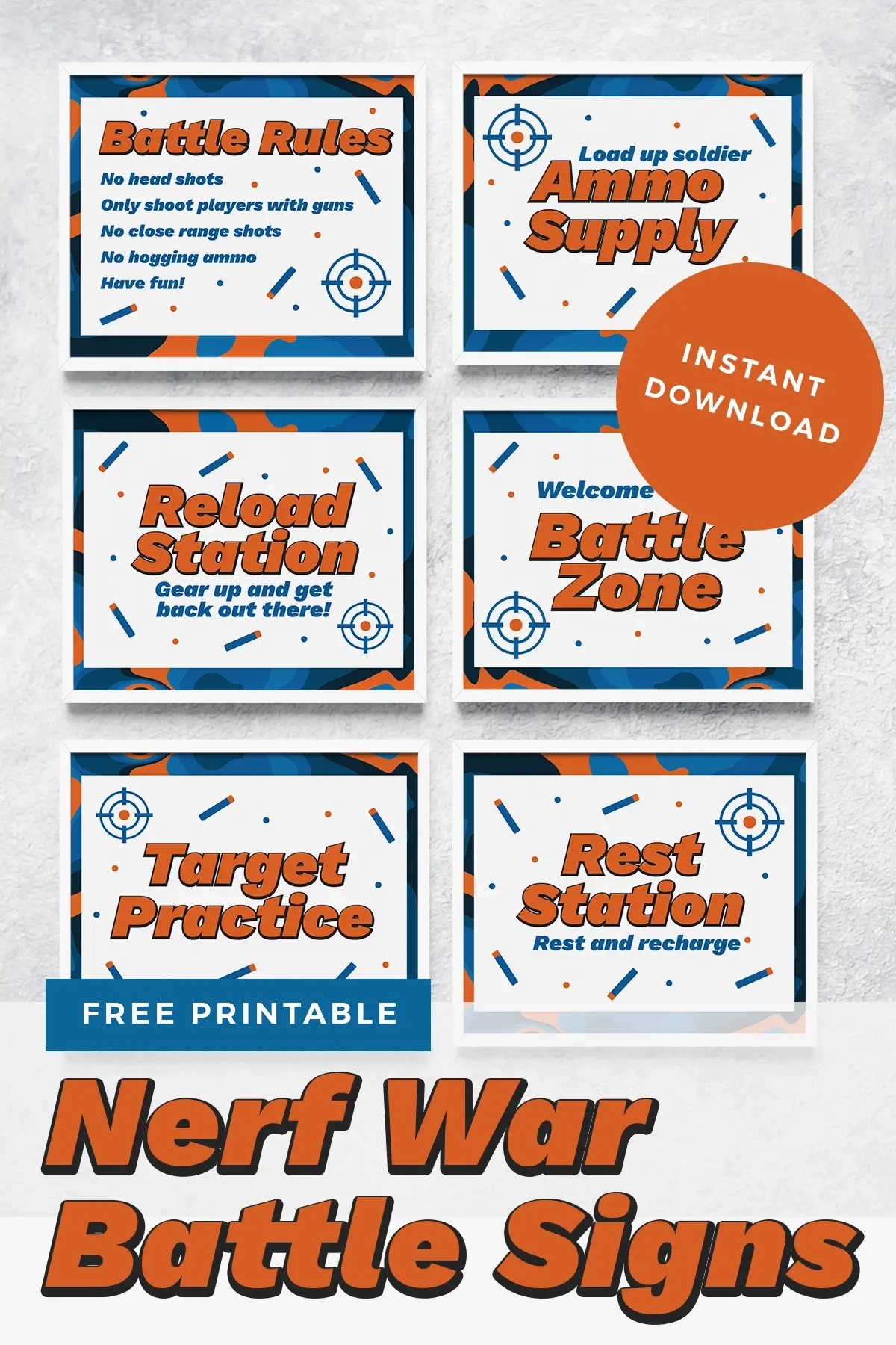 Free Printable Nerf War Sign - Favorite Printables throughout Free Nerf Printables