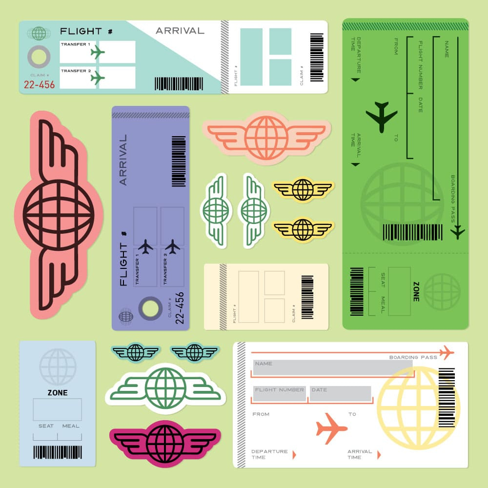 Free Printable Plane Tickets - An Instant Travel Surprise! within Free Airport Role Play Printables