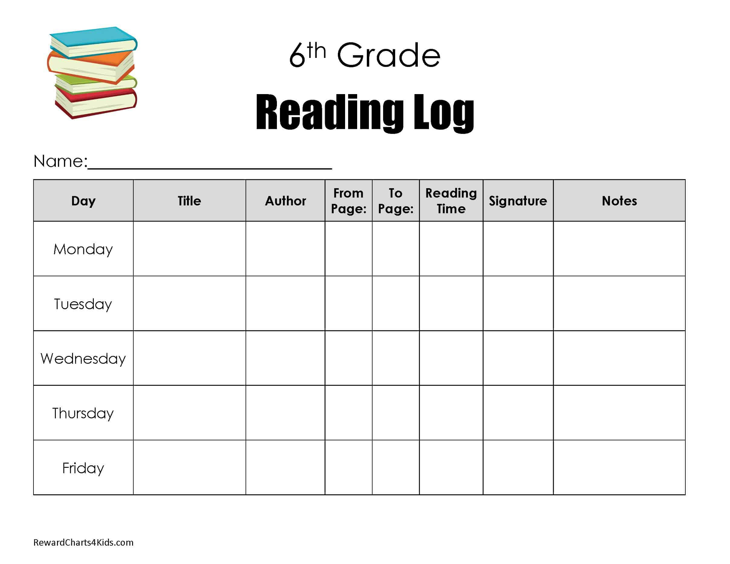 Free Printable Reading Chart Templates | Many Designs Available inside Reading Reward Chart Printable