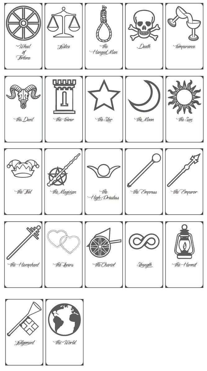 Free Printable Tarot Cards!Keniakittykat On Deviantart pertaining to Free Printable Oracle Deck